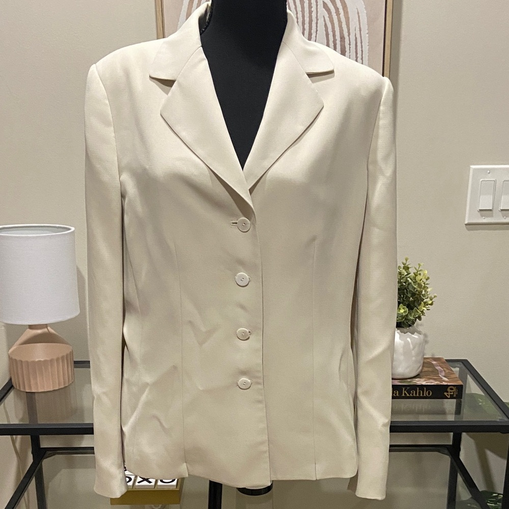 Le Suit Women's Ivory Blazer